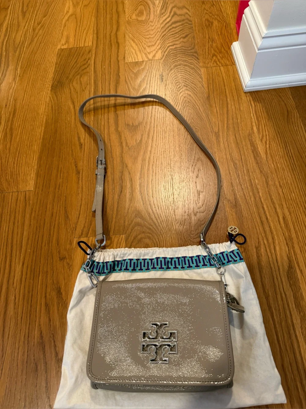 Tory Burch Leather Britten combo crossbody